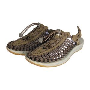 KEEN Women’s Uneek US9,5 Green Paracord Woven Water Outdoor Strappy Sandals